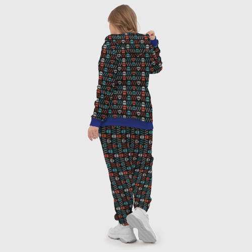 Женский костюм 3D TwentyONE pilots pattern, цвет синий - фото 6