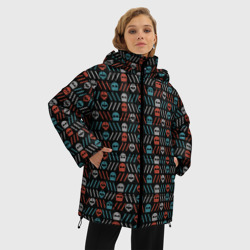 Женская зимняя куртка Oversize TwentyONE pilots pattern - фото 2