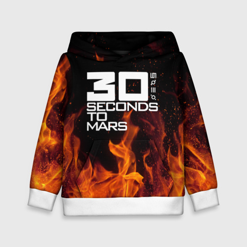 Детская толстовка 3D 30 seconds to mars fire