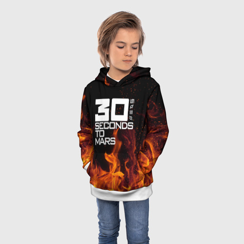 Детская толстовка 3D 30 seconds to mars fire Фото 01 Детская толстовка 3D 30 seconds to mars fire Фото 01