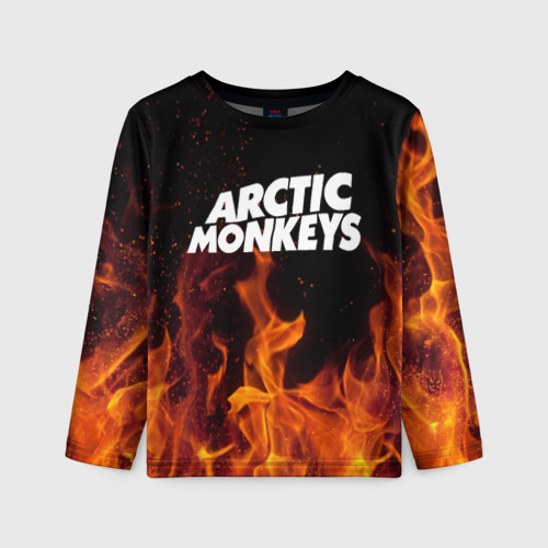 Детский лонгслив 3D Arctic Monkeys fire