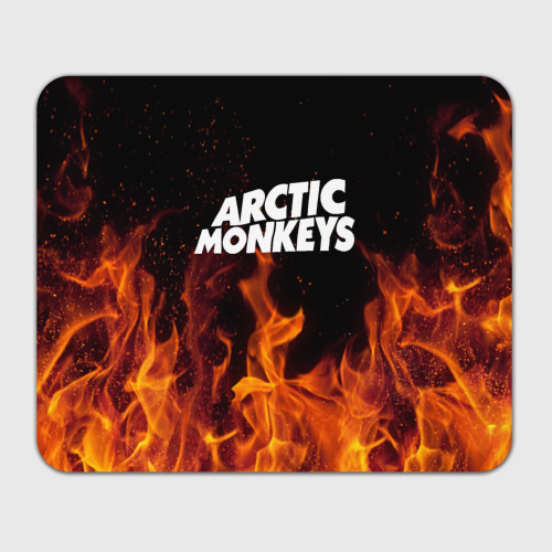 Прямоугольный коврик для мышки Arctic Monkeys fire