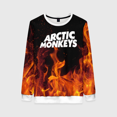 Женский свитшот 3D Arctic Monkeys fire