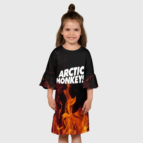 Детское платье 3D Arctic Monkeys fire - фото 4