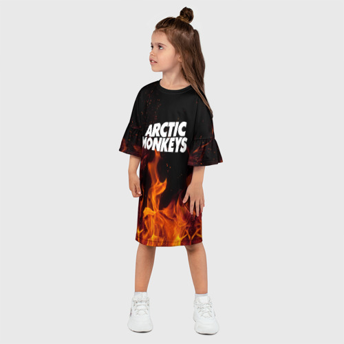 Детское платье 3D Arctic Monkeys fire - фото 3
