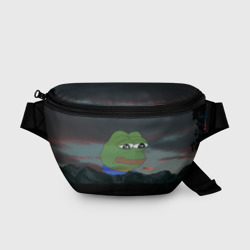 Поясная сумка 3D Sad frog