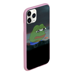 Чехол для iPhone 11 Pro Max матовый Sad frog - фото 2
