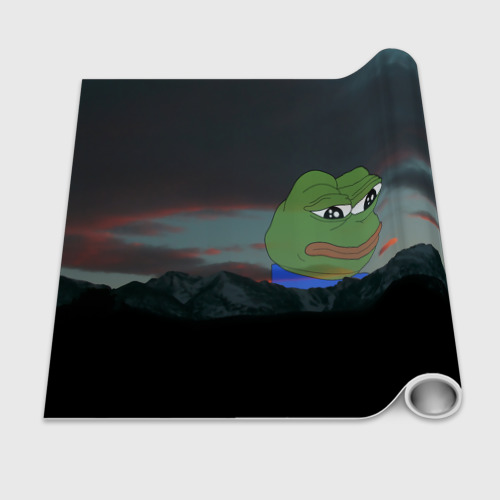 Бумага для упаковки 3D Sad frog - фото 2