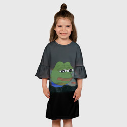 Детское платье 3D Sad frog - фото 2