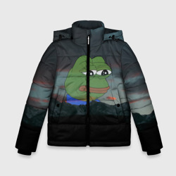 Зимняя куртка для мальчиков 3D Sad frog