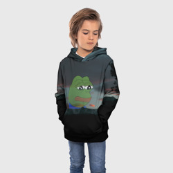 Детская толстовка 3D Sad frog - фото 2