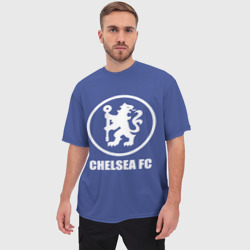 Мужская футболка oversize 3D Chelsea FC - фото 2