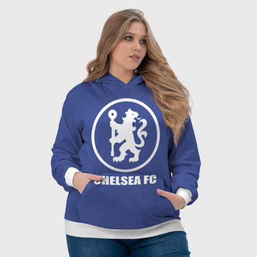 Женская толстовка 3D Chelsea FC, цвет 3D печать - фото 6