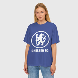 Женская футболка oversize 3D Chelsea FC - фото 2