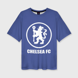 Женская футболка oversize 3D Chelsea FC