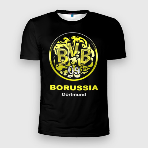 Мужская футболка 3D Slim Borussia Dortmund, цвет 3D печать