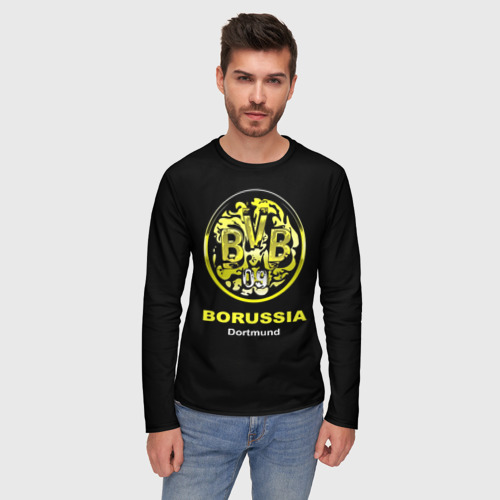 Мужской лонгслив 3D Borussia Dortmund - фото 3