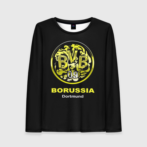 Женский лонгслив 3D Borussia Dortmund, цвет 3D печать