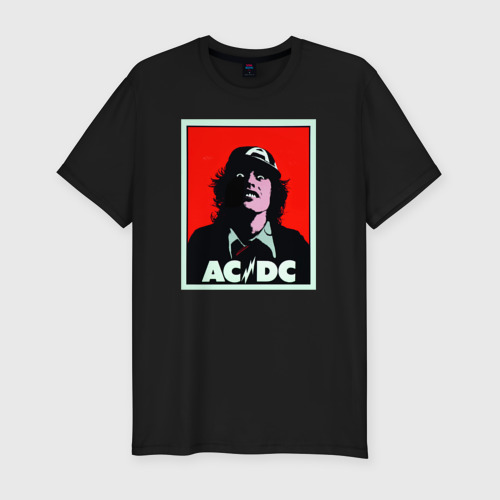 Мужская футболка хлопок Slim AC/DC: T-SHIRT, цвет черный