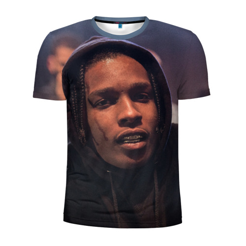 Мужская футболка 3D спортивная Asap Rocky Фото 01 Мужская футболка 3D спортивная Asap Rocky Фото 01