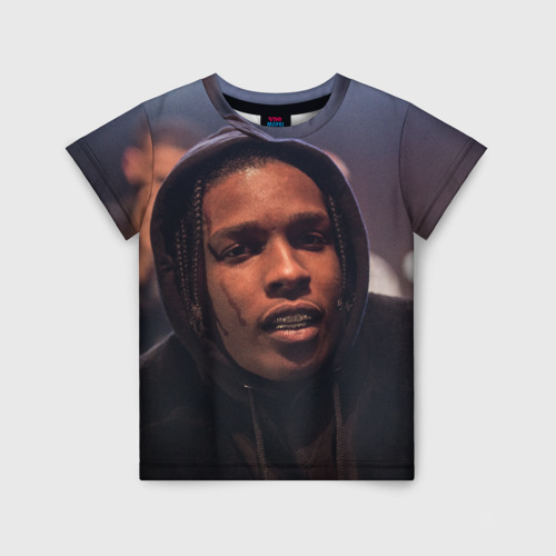 Детская футболка 3D Asap Rocky Фото 01 Детская футболка 3D Asap Rocky Фото 01