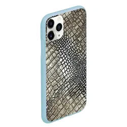 Чехол для iPhone 11 Pro Max матовый Кожа крокодила - фото 2