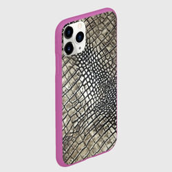 Чехол для iPhone 11 Pro матовый Кожа крокодила - фото 2