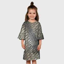 Детское платье 3D Кожа крокодила - фото 2