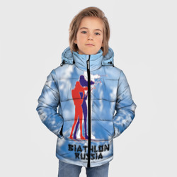 Зимняя куртка для мальчиков 3D Biathlon Russia - фото 2