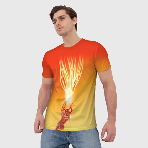 Мужская футболка 3D Dragon lore, цвет 3D печать - фото 3