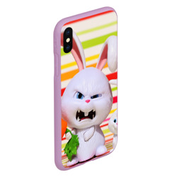 Чехол для iPhone XS Max матовый Злой кролик - фото 2