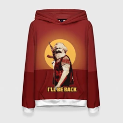 Женская толстовка 3D Маркс: I'll Be Back