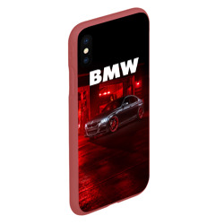 Чехол для iPhone XS Max матовый BMW - фото 2