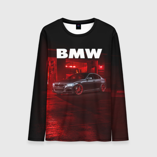 Мужской лонгслив 3D BMW