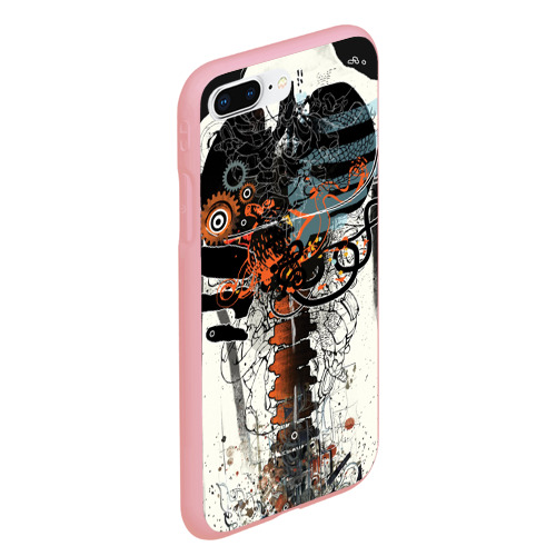 Чехол для iPhone 7Plus/8 Plus матовый Three Days Grace, цвет баблгам - фото 3