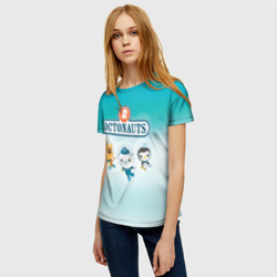 Женская футболка 3D Октонавты 2 - фото 2