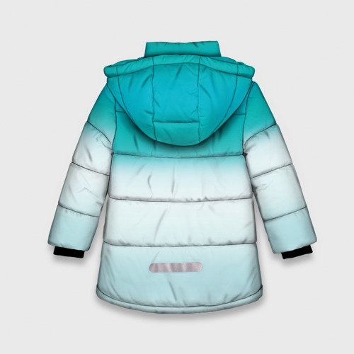 Зимняя куртка для девочек 3D Октонавты 2, цвет светло-серый - фото 2