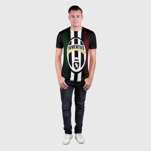 Мужская футболка 3D Slim Juventus FC, цвет 3D печать - фото 4