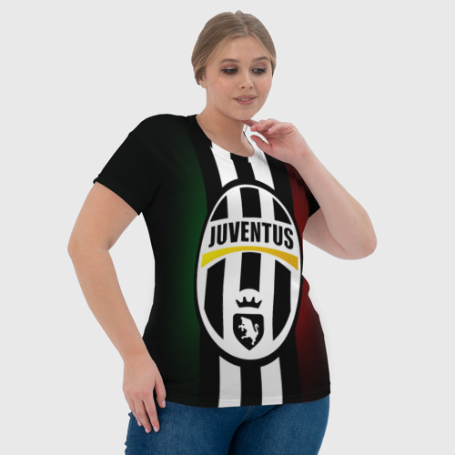 Женская футболка 3D Juventus FC - фото 6