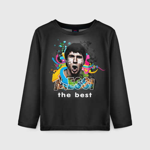 Детский лонгслив 3D Messi the best