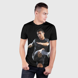 Мужская футболка 3D Slim Роналдо - фото 2