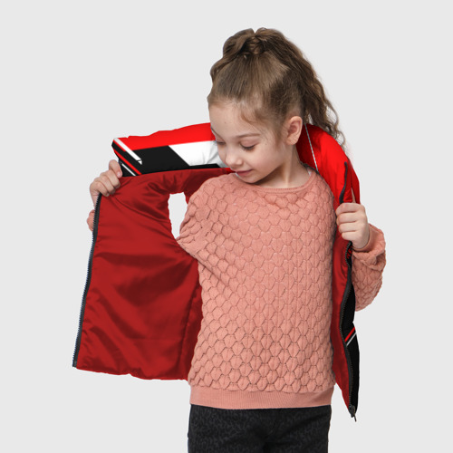 Детский жилет утепленный 3D Cs:go - Cyrex style Сайрекс, цвет красный - фото 5