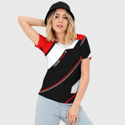 Женская футболка 3D Slim Cs:go - Cyrex style Сайрекс - фото 2