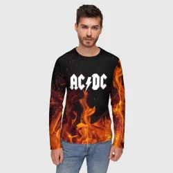Мужской лонгслив 3D AC DC - фото 2