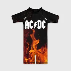 Детский купальный костюм 3D AC DC
