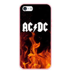 Чехол для iPhone 5/5S матовый AC DC