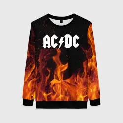 Женский свитшот 3D AC DC