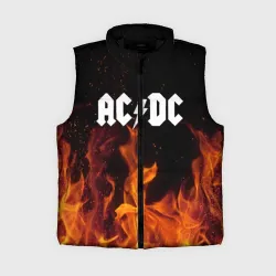 Женский жилет утепленный 3D AC DC