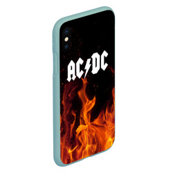 Чехол для iPhone XS Max матовый AC DC - фото 2