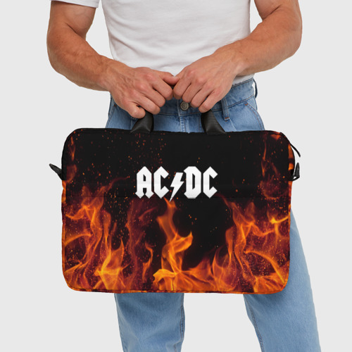 Сумка для ноутбука 3D AC DC, цвет 3D печать - фото 5